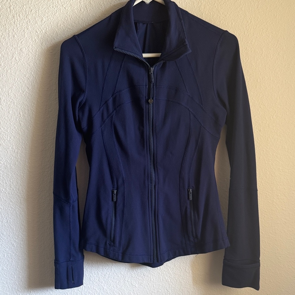Lululemon Navy Zip Up Jacket